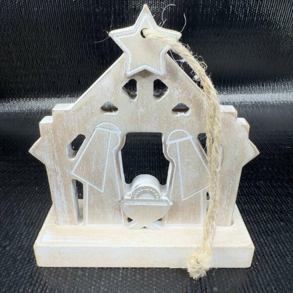 Adams And Co Holy‎ Family Hanging Figurine Ornament New With Stickers Figure